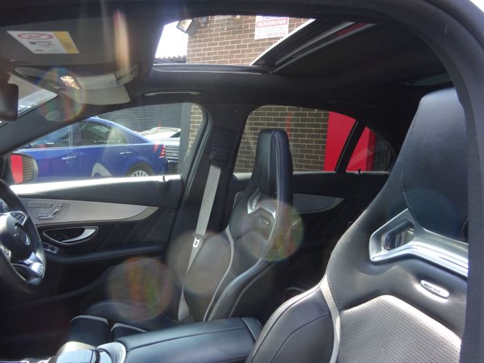 Mercedes-Benz C Class 4.0 C63 S Premium 4dr Auto WITH PAN ROOF JUST HAD 2500 SPENT AT MB Saloon Petrol White