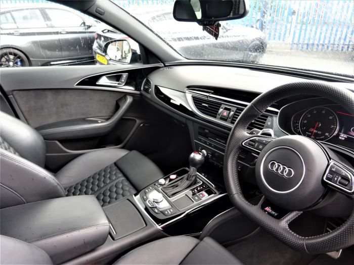 Audi RS6 4.0 FSI Quattro Performance HIGH SPEC MATT NARDO GREY 105K NEW 1 OWNER MILTEKS CARBON BRAKES Estate Petrol Grey