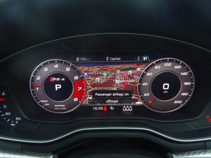 Audi RS4 2.9 TFSI Quattro HUGH SPECIFICATION PAN ROOF BANG OLUFSEN BUCKETS 360 CAMERAS ADAPTIVE CRUISE Estate Petrol Blue