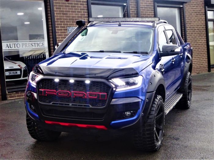 Ford Ranger Pick Up Double Cab Limited 2 3.2 TDCi 200 Auto BY ROGUE CUSTOMS WIDE ARCH Pick Up Diesel Blue