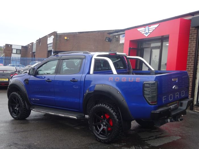 Ford Ranger Pick Up Double Cab Limited 2 3.2 TDCi 200 Auto BY ROGUE CUSTOMS WIDE ARCH Pick Up Diesel Blue