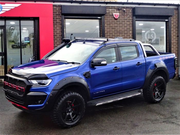 Ford Ranger Pick Up Double Cab Limited 2 3.2 TDCi 200 Auto BY ROGUE CUSTOMS WIDE ARCH Pick Up Diesel Blue
