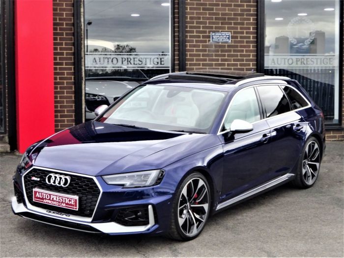 Audi RS4 2.9 TFSI Quattro HUGH SPECIFICATION PAN ROOF BANG OLUFSEN BUCKETS 360 CAMERAS ADAPTIVE CRUISE Estate Petrol Blue
