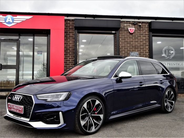 Audi RS4 2.9 TFSI Quattro HUGH SPECIFICATION PAN ROOF BANG OLUFSEN BUCKETS 360 CAMERAS ADAPTIVE CRUISE Estate Petrol Blue