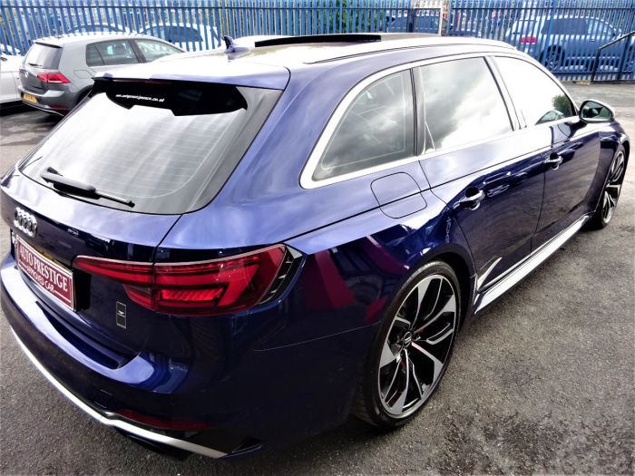 Audi RS4 2.9 TFSI Quattro HUGH SPECIFICATION PAN ROOF BANG OLUFSEN BUCKETS 360 CAMERAS ADAPTIVE CRUISE Estate Petrol Blue