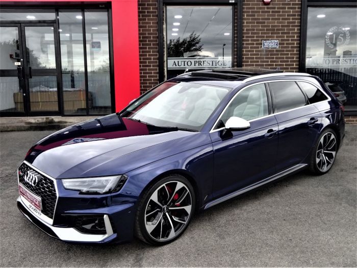 Audi RS4 2.9 TFSI Quattro HUGH SPECIFICATION PAN ROOF BANG OLUFSEN BUCKETS 360 CAMERAS ADAPTIVE CRUISE Estate Petrol Blue