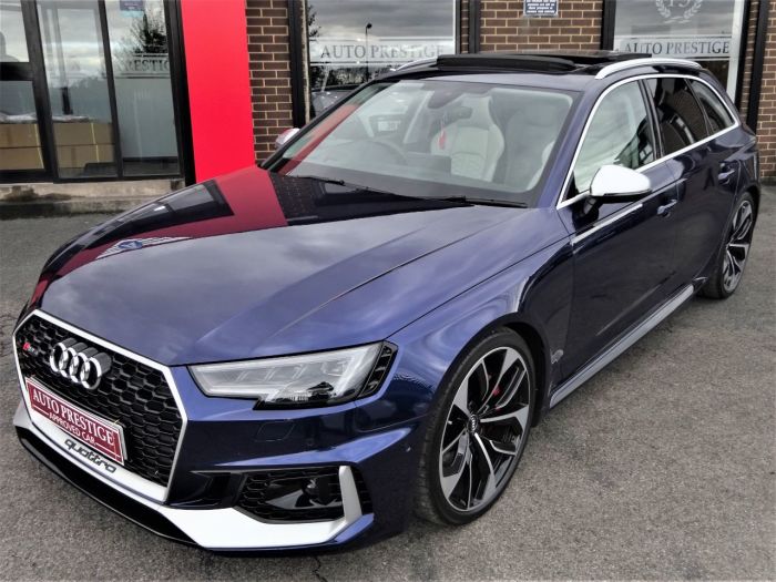 Audi RS4 2.9 TFSI Quattro HUGH SPECIFICATION PAN ROOF BANG OLUFSEN BUCKETS 360 CAMERAS ADAPTIVE CRUISE Estate Petrol Blue