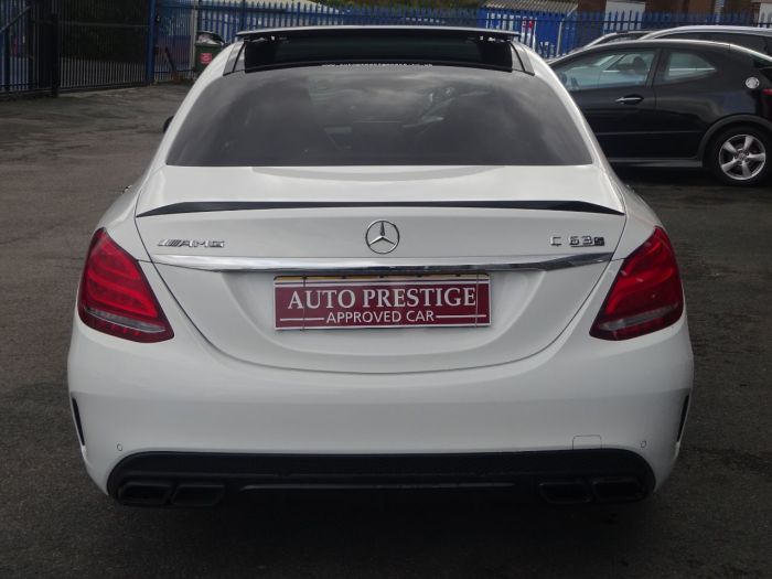 Mercedes-Benz C Class 4.0 C63 S Premium 4dr Auto WITH PAN ROOF JUST HAD 2500 SPENT AT MB Saloon Petrol White