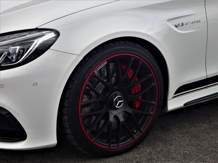 Mercedes-Benz C Class 4.0 C63 S Premium 4dr Auto WITH PAN ROOF JUST HAD 2500 SPENT AT MB Saloon Petrol White