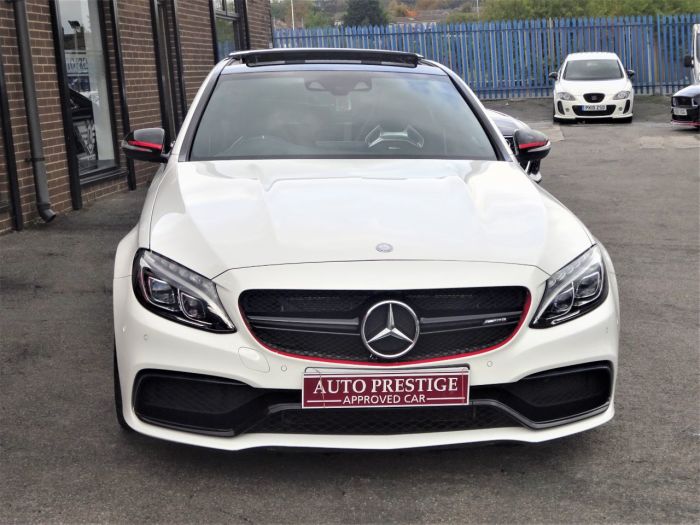 Mercedes-Benz C Class 4.0 C63 S Premium 4dr Auto WITH PAN ROOF JUST HAD 2500 SPENT AT MB Saloon Petrol White