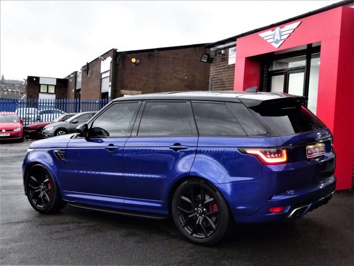 Land Rover Range Rover Sport 5.0 V8 S/C 575 SVR 5dr Auto HUGH SPECIFICATION Estate Petrol Blue