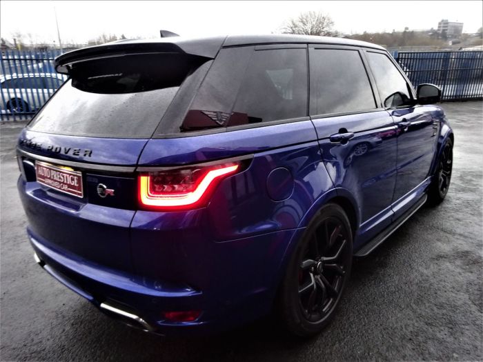 Land Rover Range Rover Sport 5.0 V8 S/C 575 SVR 5dr Auto HUGH SPECIFICATION Estate Petrol Blue