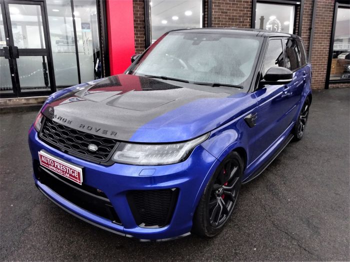 Land Rover Range Rover Sport 5.0 V8 S/C 575 SVR 5dr Auto HUGH SPECIFICATION Estate Petrol Blue