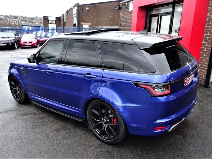 Land Rover Range Rover Sport 5.0 V8 S/C 575 SVR 5dr Auto HUGH SPECIFICATION Estate Petrol Blue